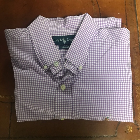 Ralph Lauren Other - Ralph Lauren Check Button Up Shirt. Sz. L. Used.